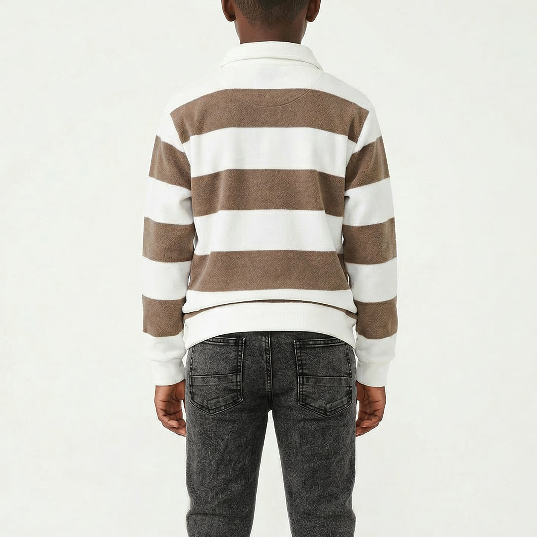 Printed Fleece Golfer