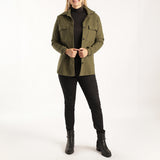 ALORA LADIES OLIVE SHACKET
