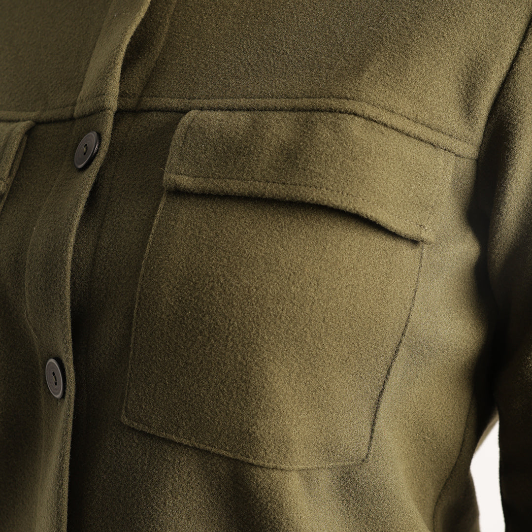 ALORA LADIES OLIVE SHACKET