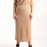 ALORA LADIES TAUPE SKIRT