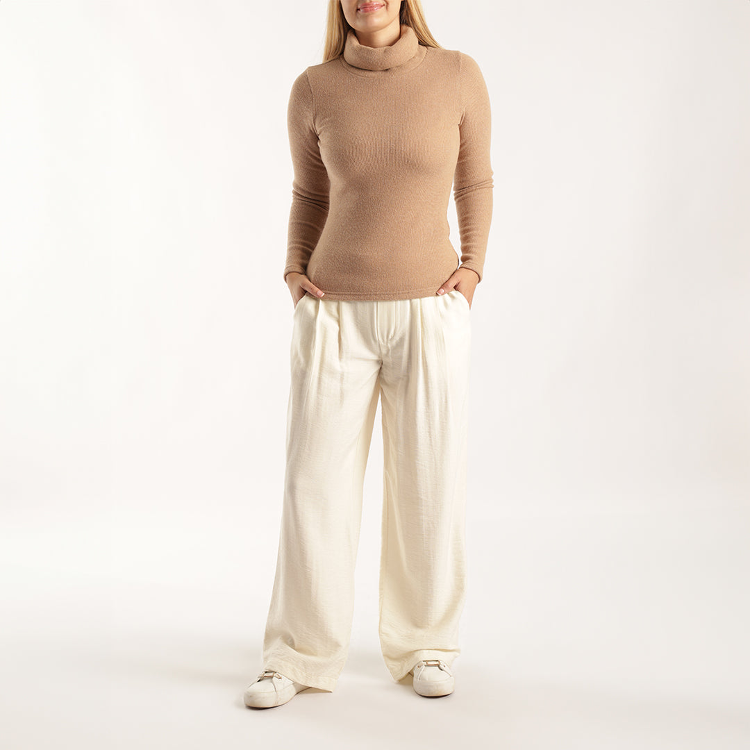 ALORA LADIES TAUPE TOP