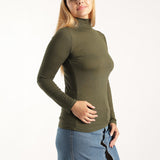 ALORA LADIES OLIVE TOP