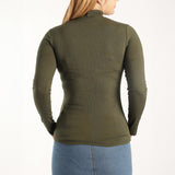 ALORA LADIES OLIVE TOP