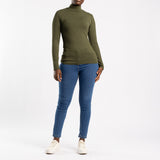 ALORA LADIES OLIVE TOP