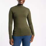 ALORA LADIES OLIVE TOP