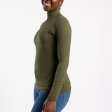 ALORA LADIES OLIVE TOP