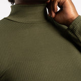 ALORA LADIES OLIVE TOP