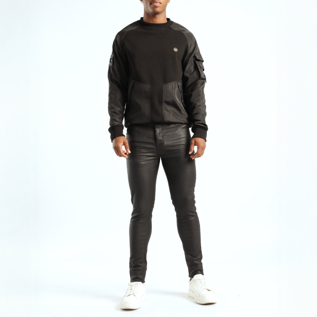 Mens Evolve Wax Coated Jeas