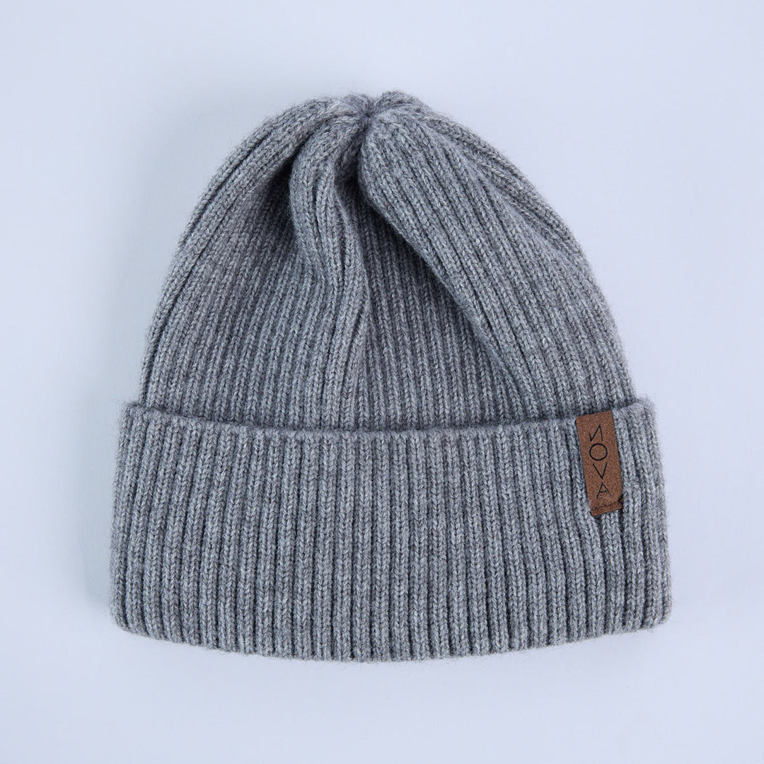 Jacquard Ribbed Beanie