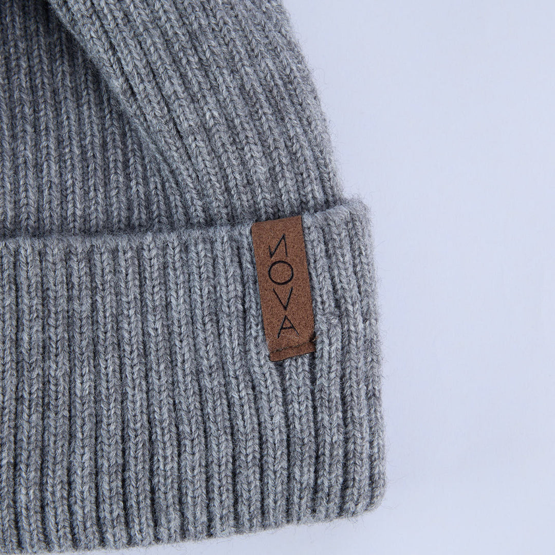 Jacquard Ribbed Beanie