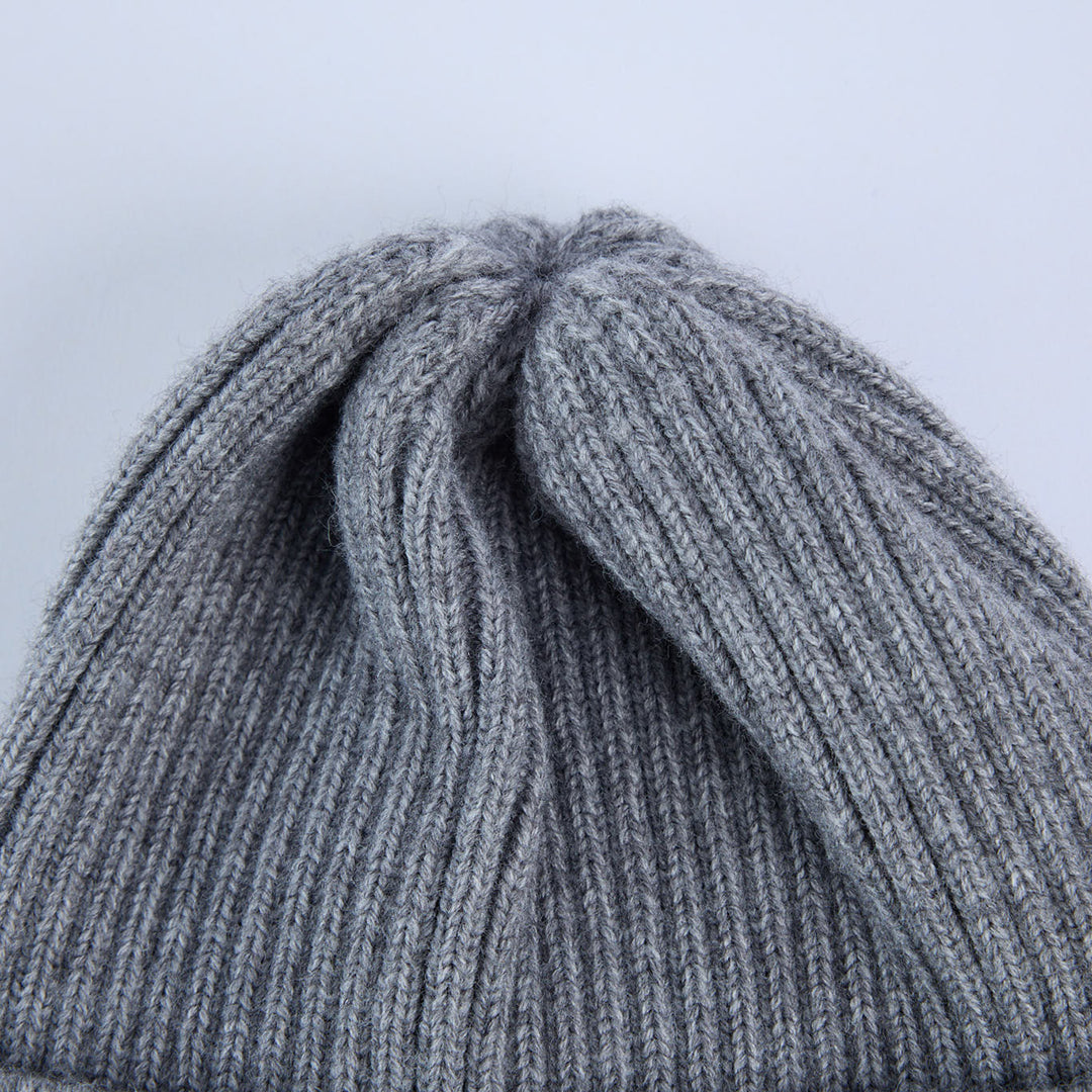 Jacquard Ribbed Beanie