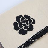 Diamond Scarf.Flower Detail.