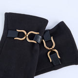 CIARRA Gloves.Trim Detail.