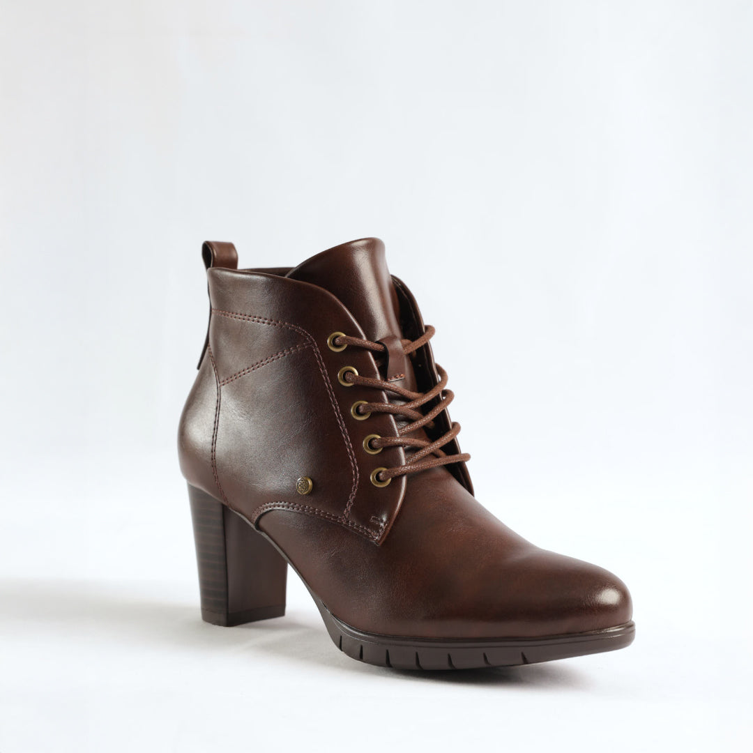 Ankle Lace Up Boot.CIARRA Ingot