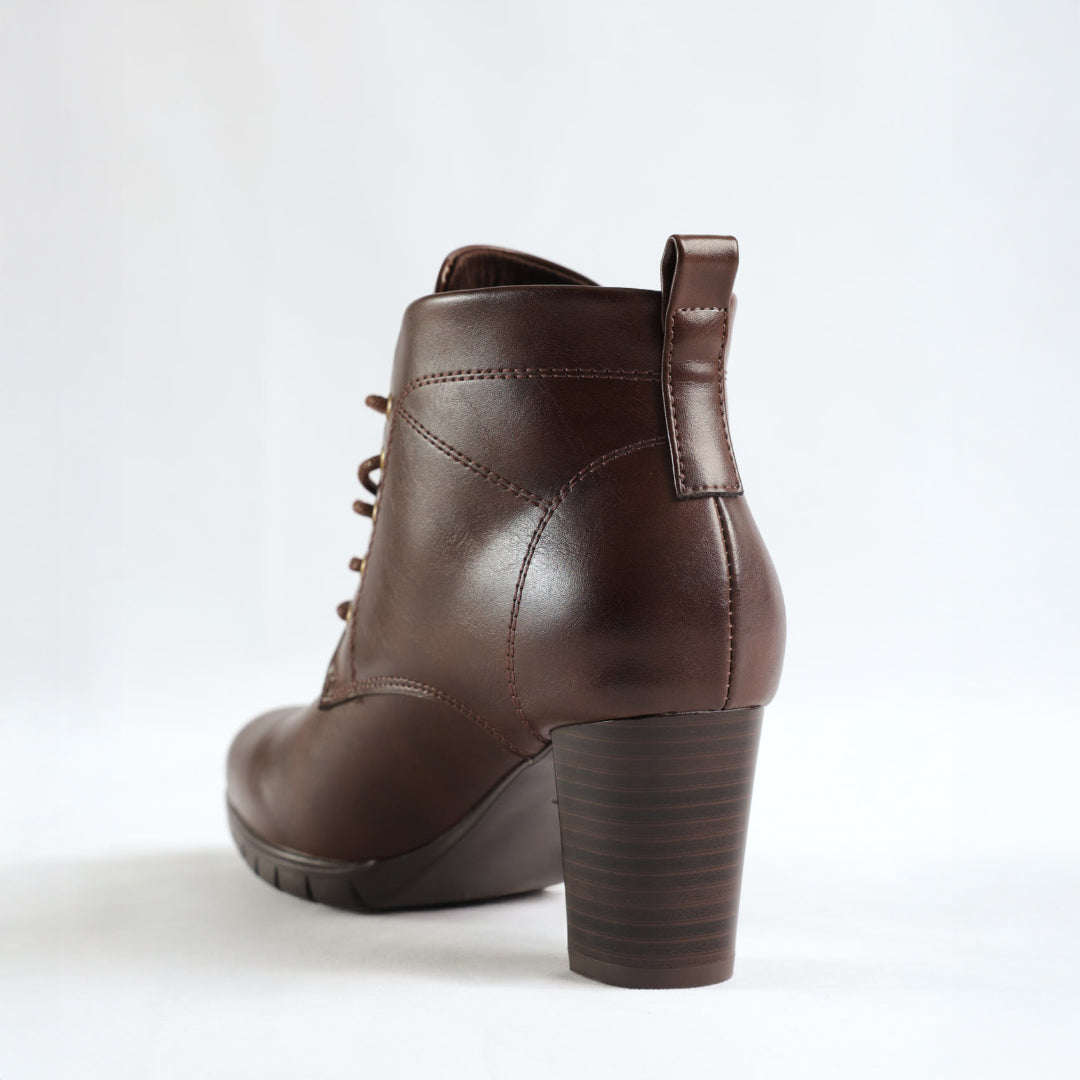 Ankle Lace Up Boot.CIARRA Ingot