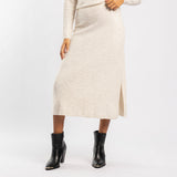LADIES CREAM SKIRT