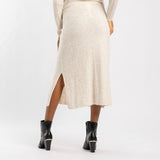 LADIES CREAM SKIRT