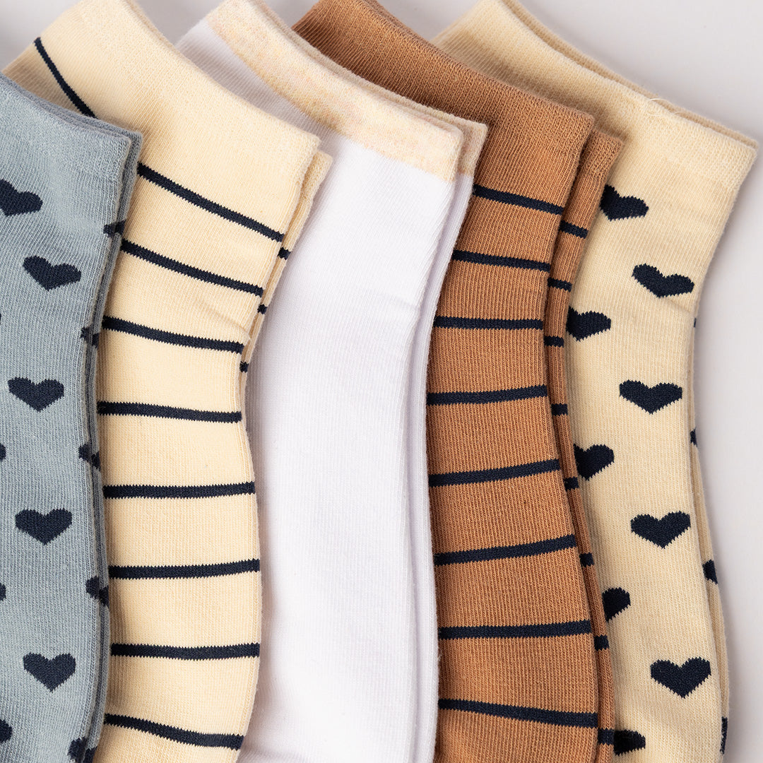 Heart Trainer Liner 5 Pack Socks