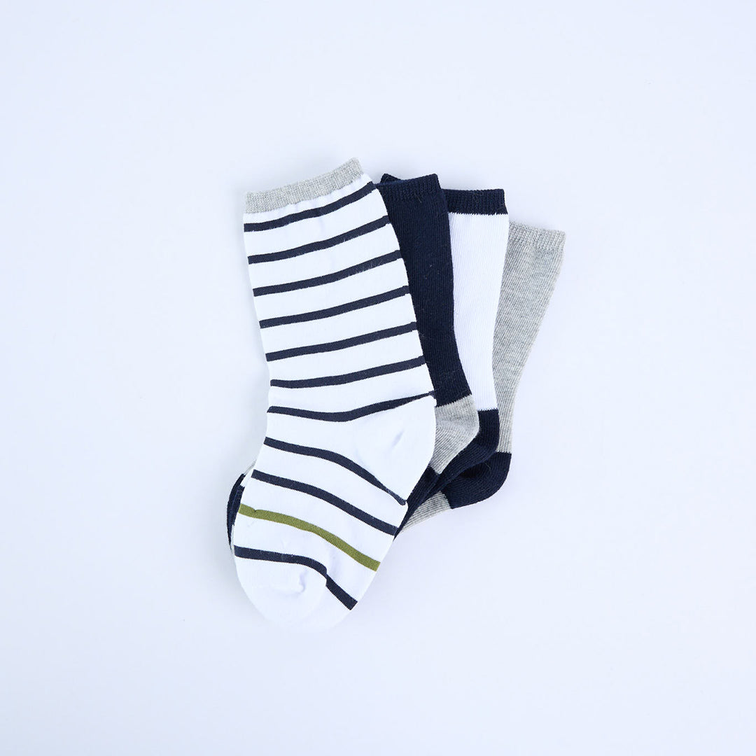 4 Pack Socks With Heel &amp; Toe.