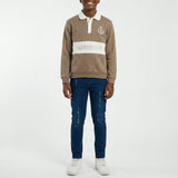 Taupe Printed Golfer