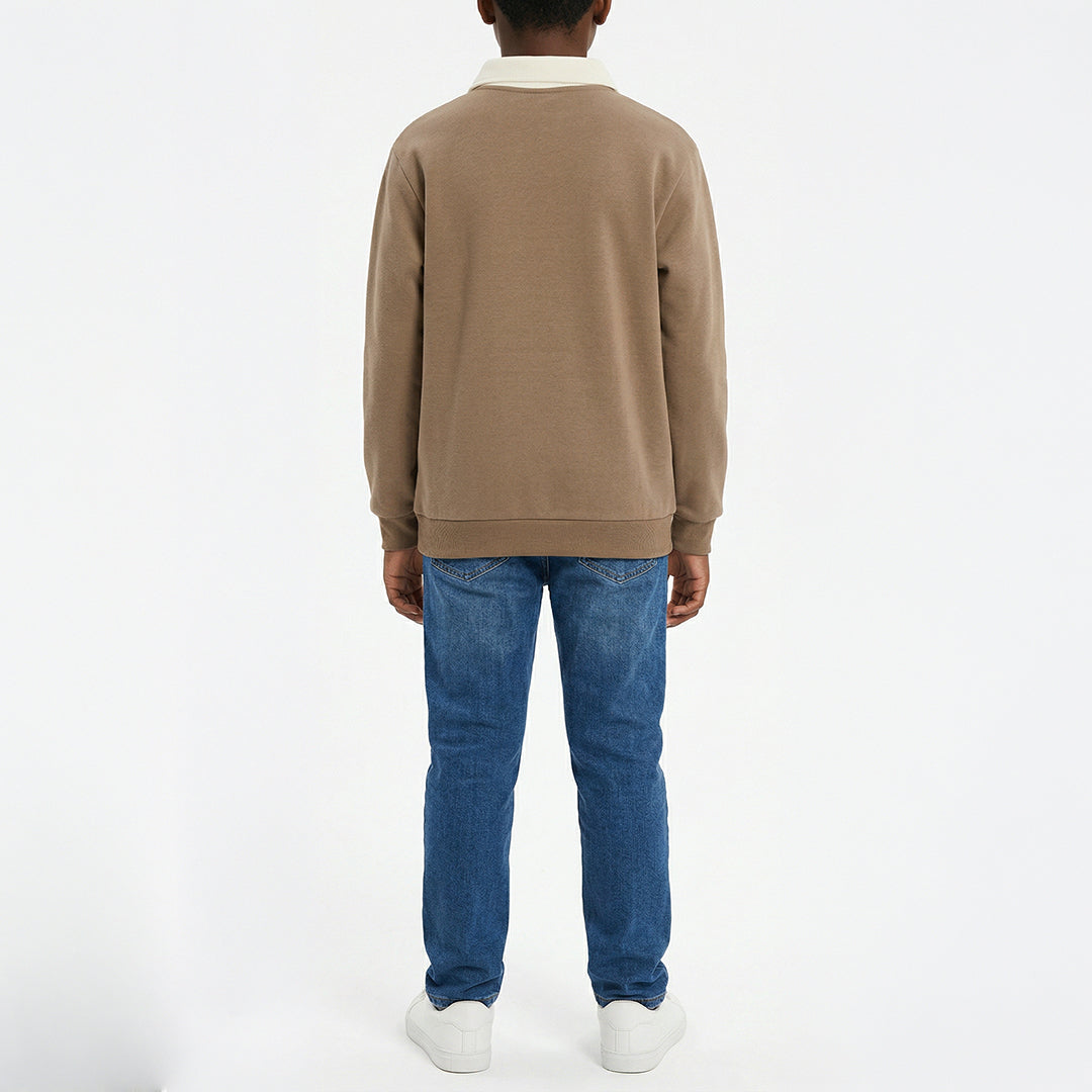 Taupe Printed Golfer