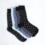 Multi 5 Pack Long Socks.