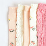 Floral 5 Pack Long Socks.
