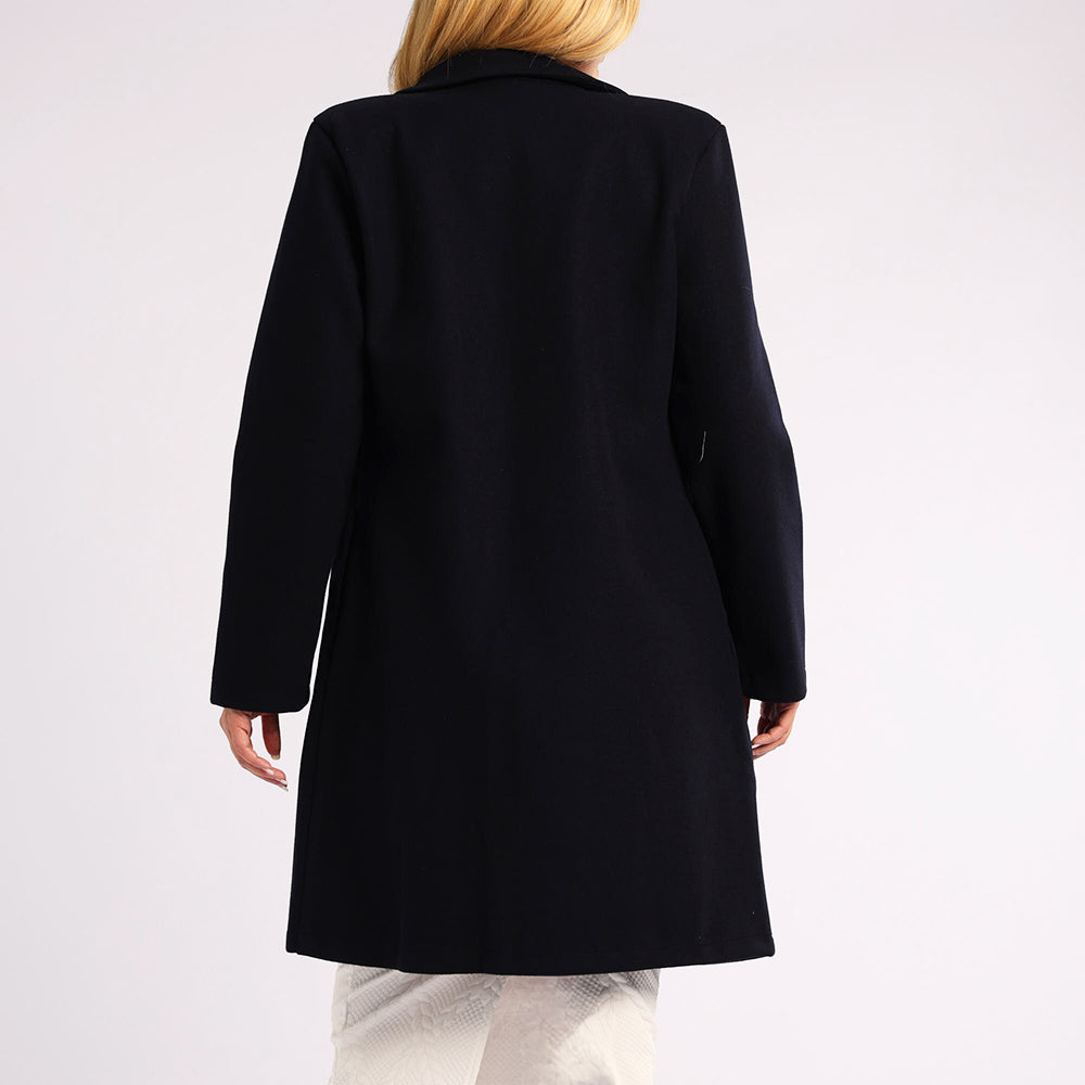 ALORA LADIES NAVY COAT