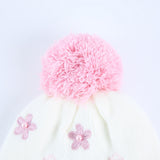 Floral Beanie And Glove Set.