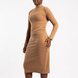 ALORA LADIES TAUPE DRESS