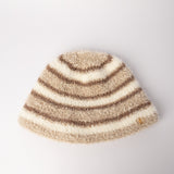 Striped Fur Bucket Hat