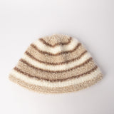 Striped Fur Bucket Hat