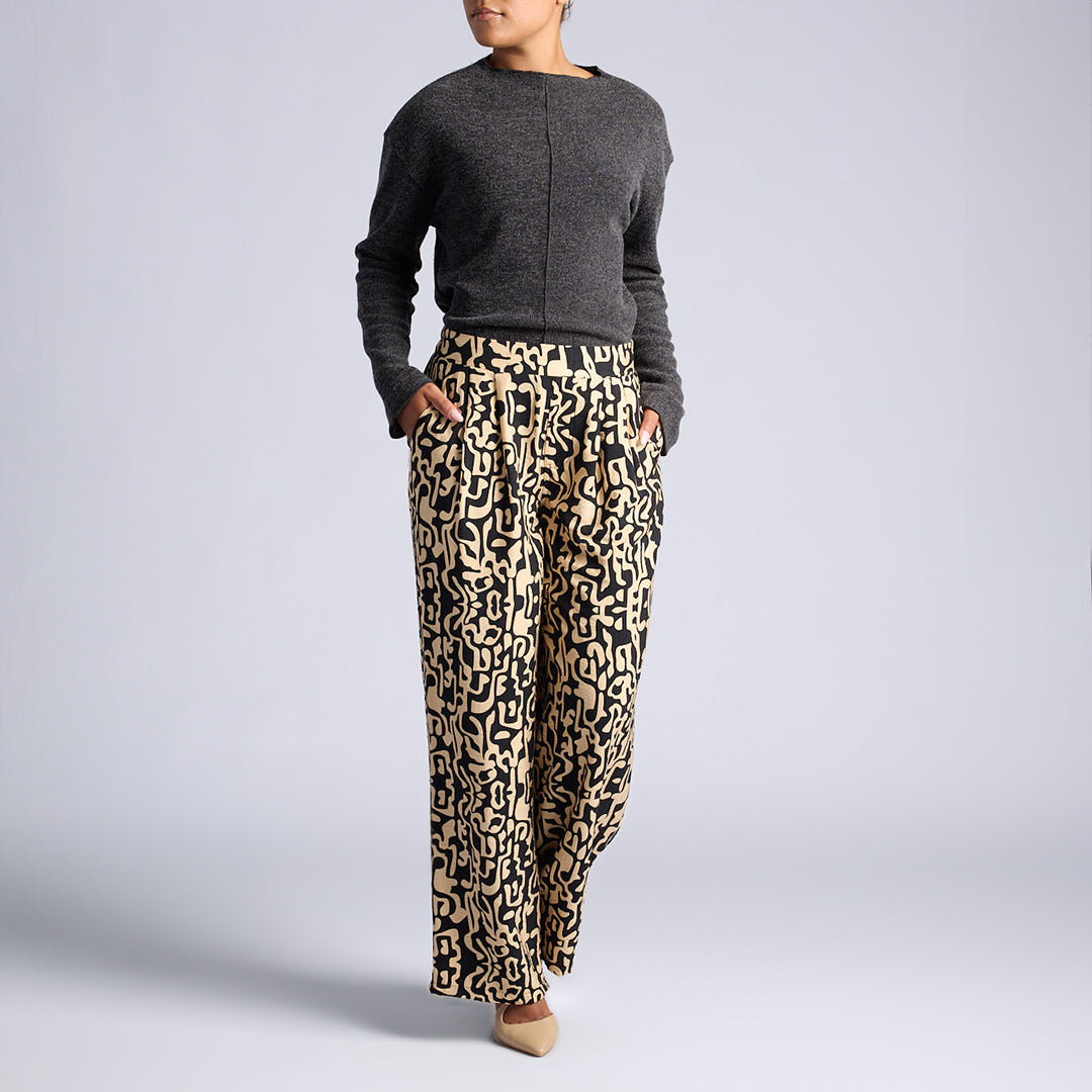 ALORA LADIES PRINTED PANT