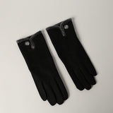 Microfibre Gloves.Trim Detail.