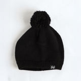 Knit Skull Beanie.Pom Pom.