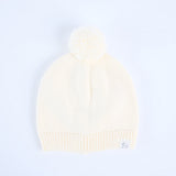 Knit Skull Beanie.Pom Pom.