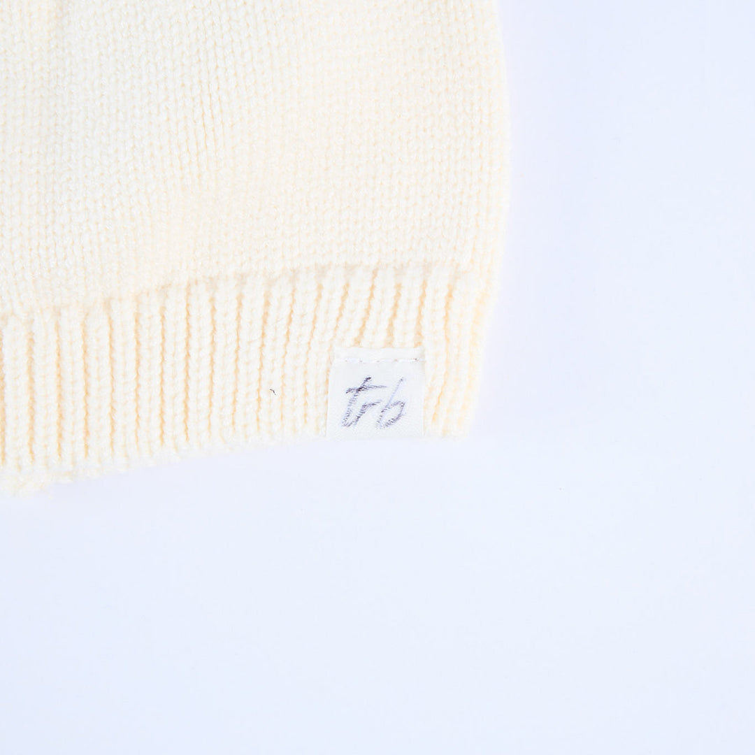 Knit Skull Beanie.Pom Pom.