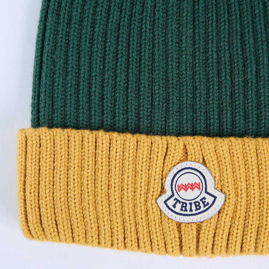 Colourblock Turn Up Beanie