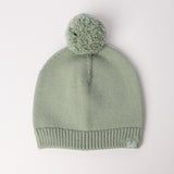 Knit Skull Beanie.Pom Pom.