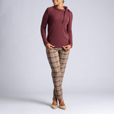 ALORA LADIES BURGUNDY TOP