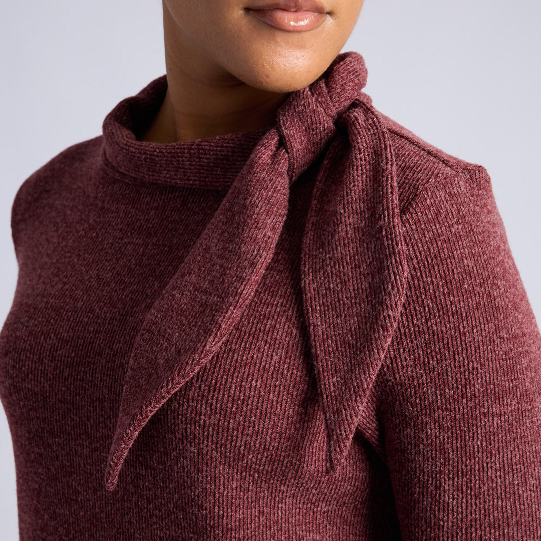 ALORA LADIES BURGUNDY TOP
