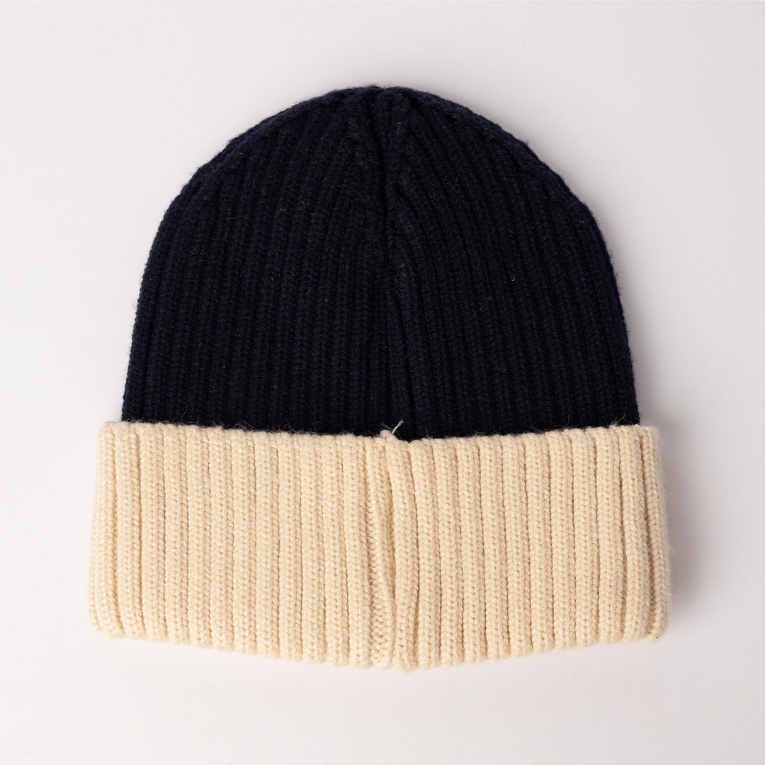 Colourblock Turn Up Beanie
