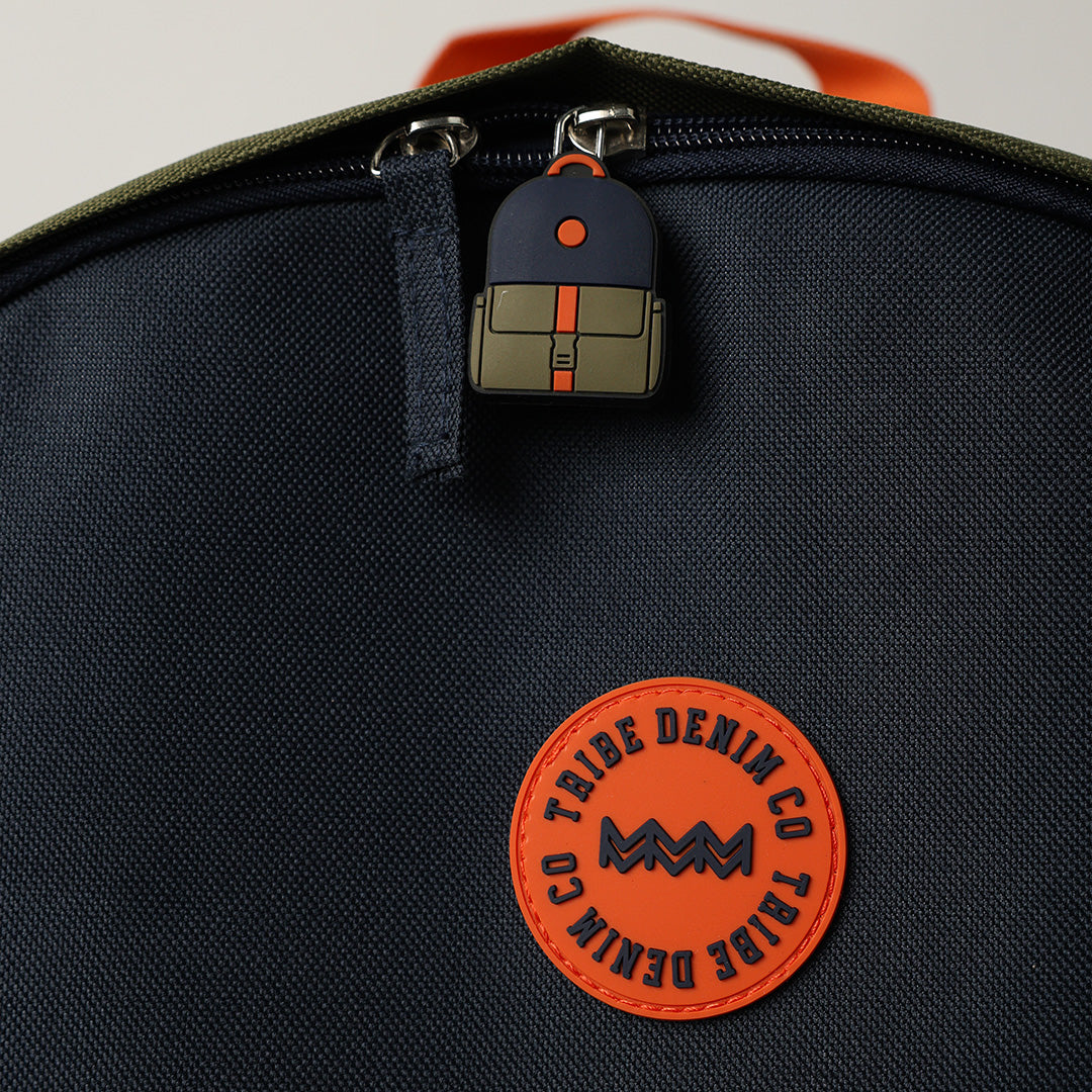 Canvas Backpack.Mini Backpack Charm.