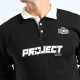 Black Printed Golfer