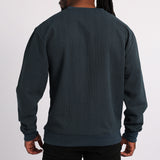 Navy Jacquard Sweater