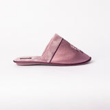 MAUVE CLOSED TOE BEDROOM SLIPPER