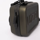 CHARCOAL HARDCASE CROSSBODY RUBBER BAG