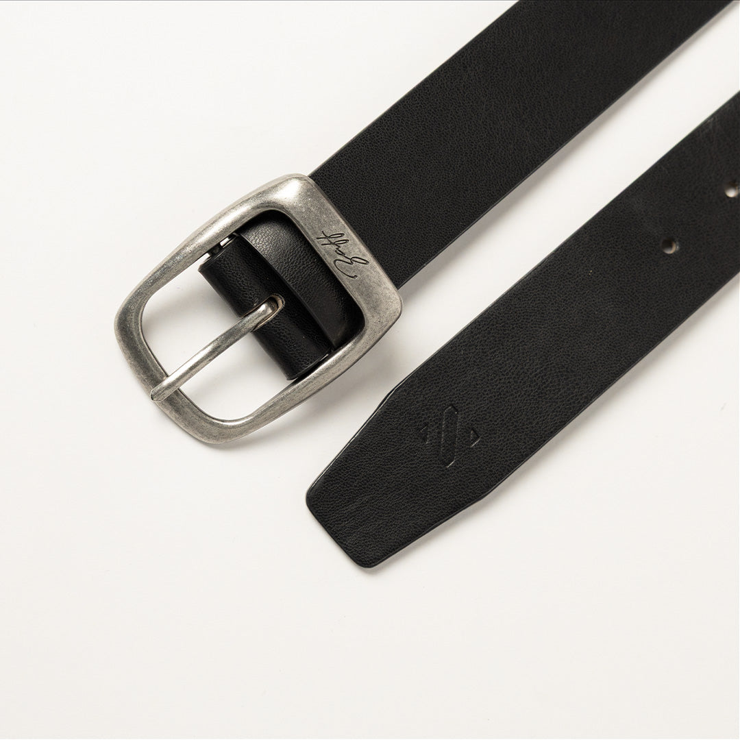 Formal Pu 35mm Belt.Brushed Nickle And Loop.