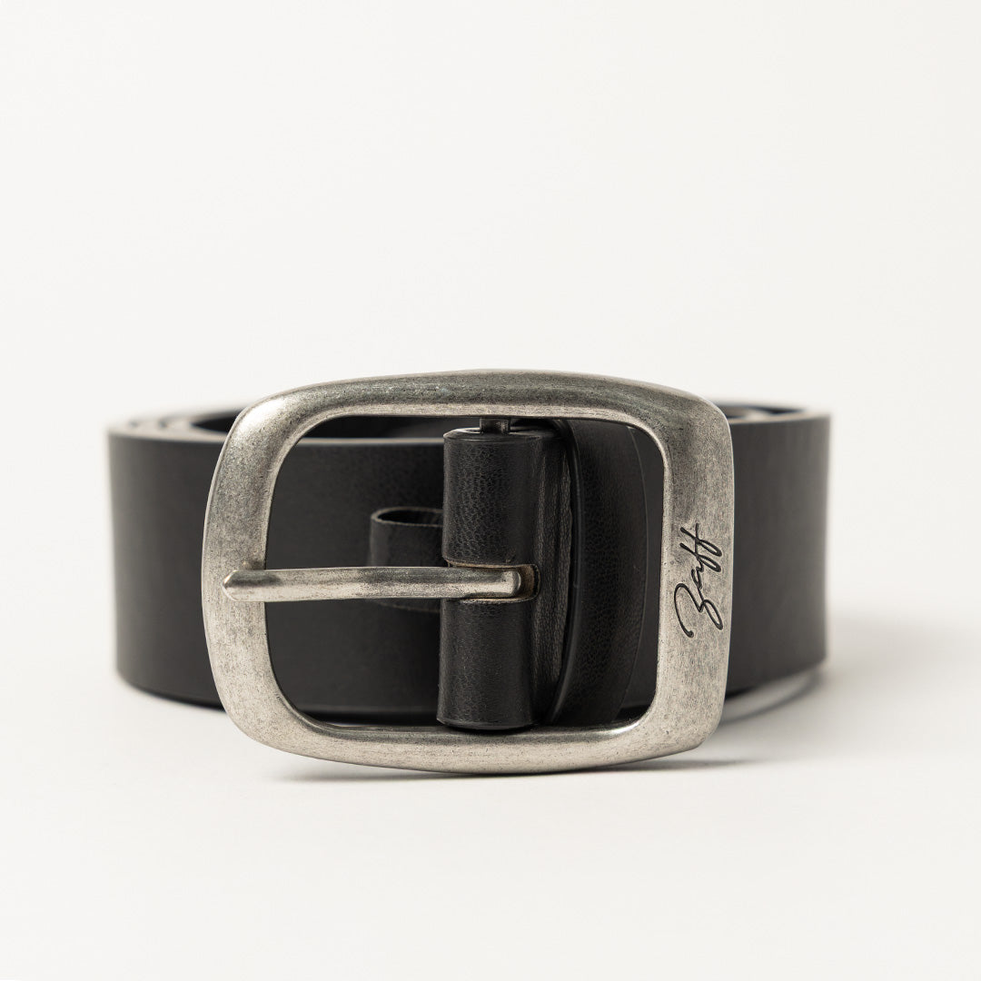 Formal Pu 35mm Belt.Brushed Nickle And Loop.