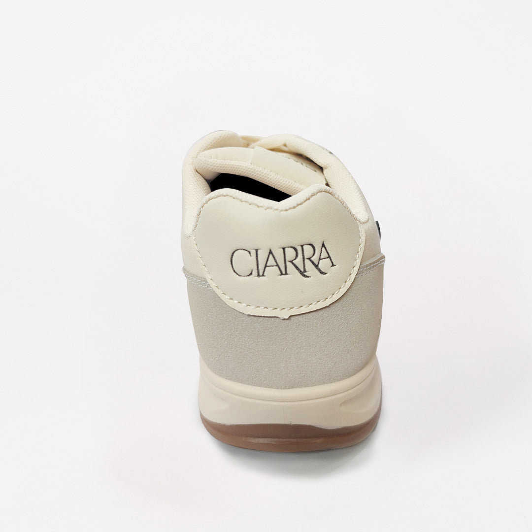 Sneaker.Black Applique Detail.